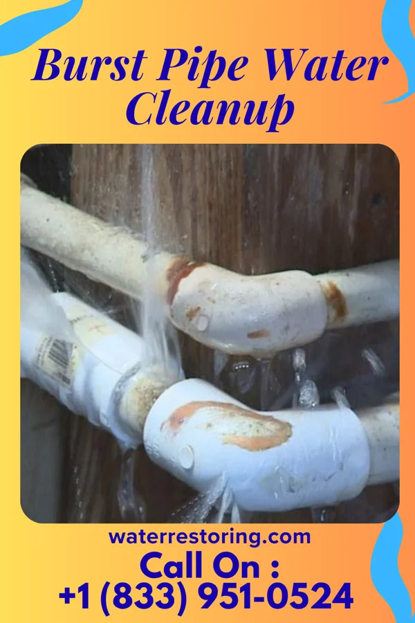 Burst Pipe Water Cleanup in Billings, OK